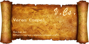 Veres Csepel névjegykártya